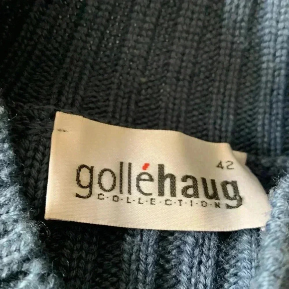 gollehaug thick,  ribbed, 50% Merino wool, 50% polyester, long sleeve swe… - Picture 4 of 7